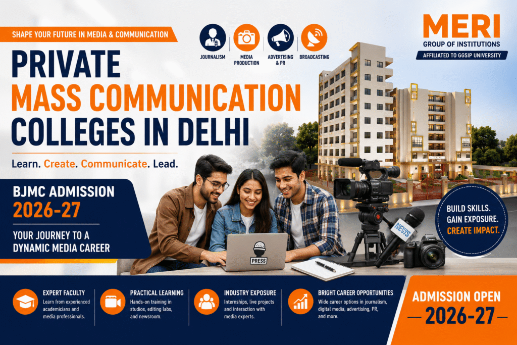 Private Mass Communication Colleges in Delhi